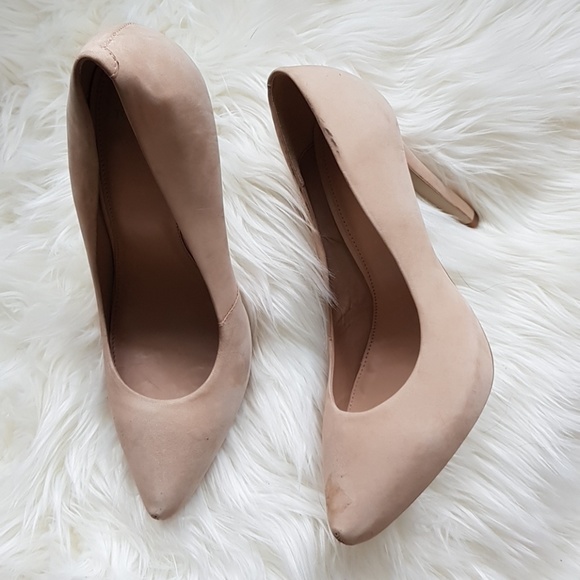 Topshop Shoes - Topshop Platform Nude Heels